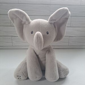 GUND Baby Animated Flappy The Elephant Plush Stuffed Toy Sings Plays Peek A Boo!